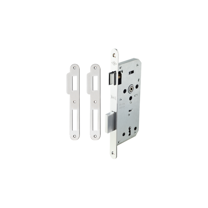 KALE EKSTRA GÖMME KİLİT ROZET DELİKLİ 40 MM - OVAL NİKEL