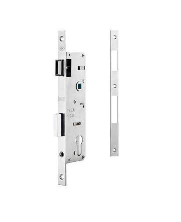 KALE STANDART SİLİNDİRLİ KİLİT 153U DAR TİP DİLLİ 20 MM - NİKEL / BARELSİZ
