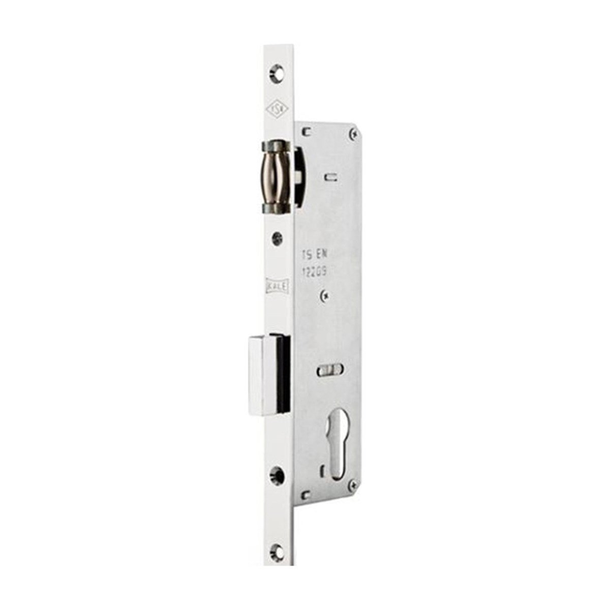 KALE STANDART SİLİNDİRLİ KİLİT 155U MAKARALI 25 MM - NİKEL / BARELSİZ