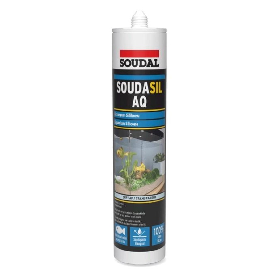 SOUDAL AQ AKVARYUM SİLİKONU ŞEFFAF 280ML