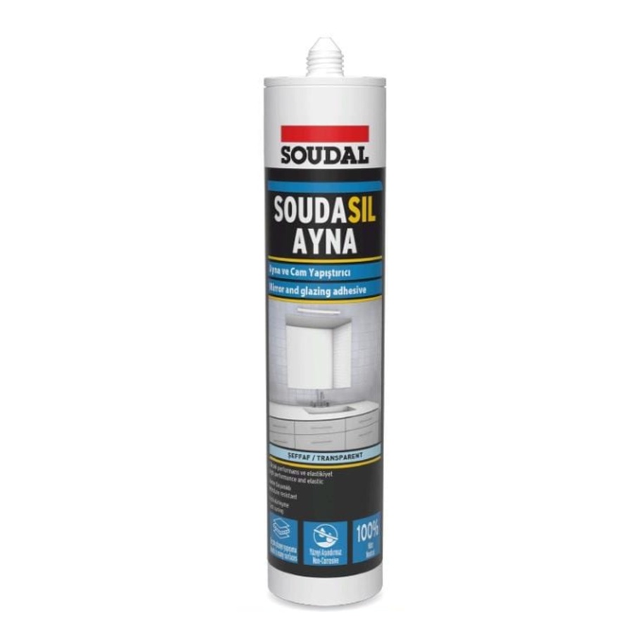 SOUDAL AYNA SİLİKONU ŞEFFAF 280ML