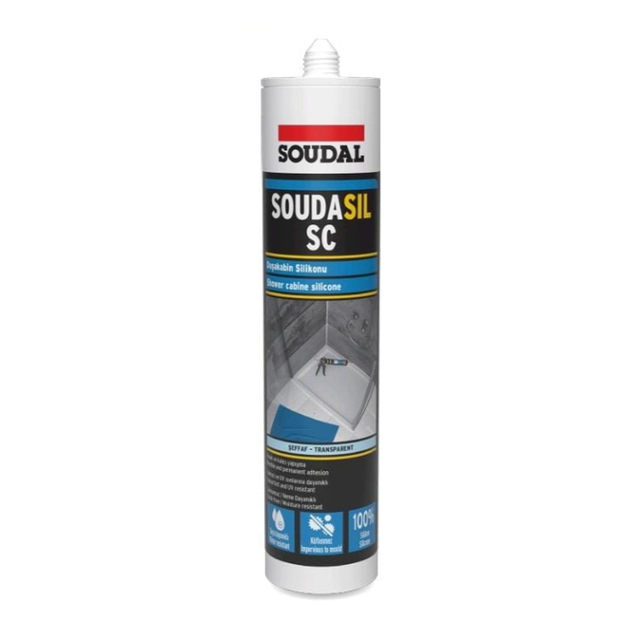 SOUDAL DUŞAKABİN SİLİKONU 280ML