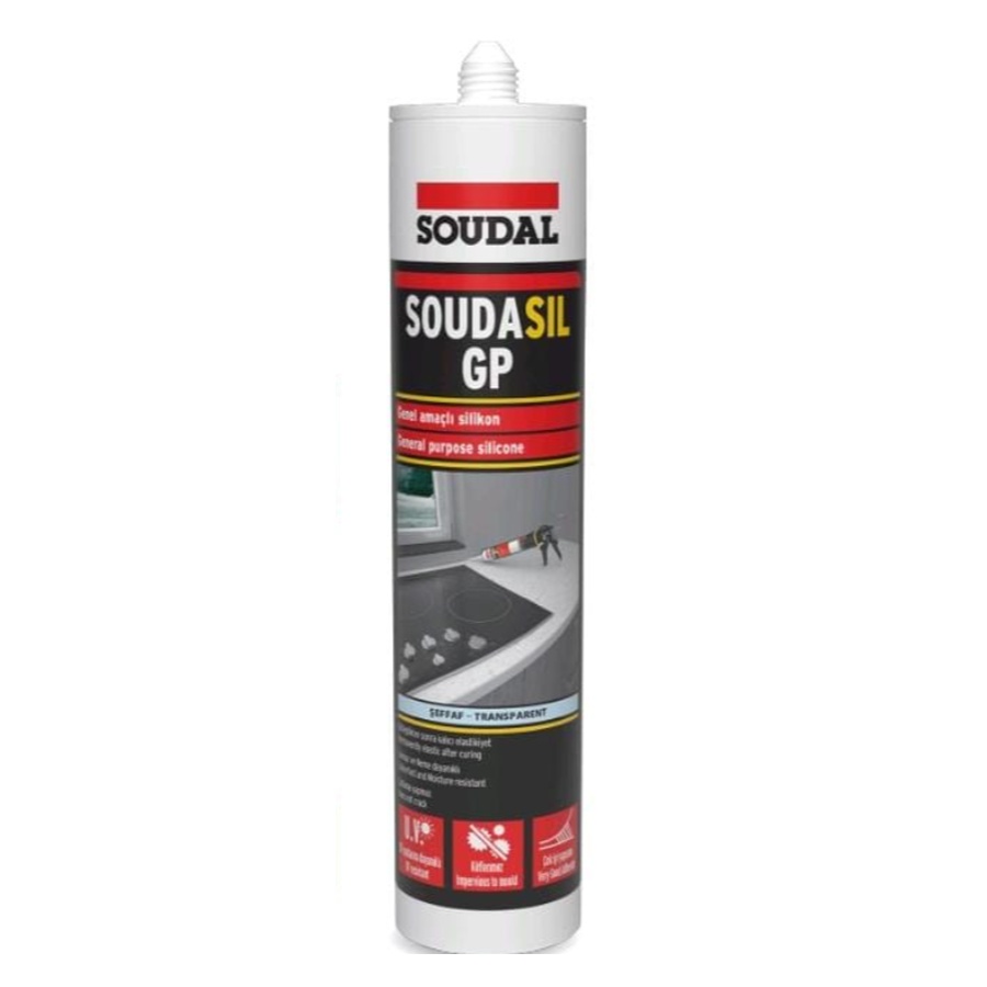 SOUDAL ŞEFFAF SİLİKON 280GR