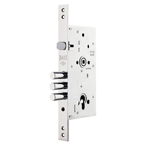 252R0000019 KALE MONOBLOK ÇELİK KAPI KİLİT 60 MM - KROM ( SİSTEM BARELLİ - 68 MM )
