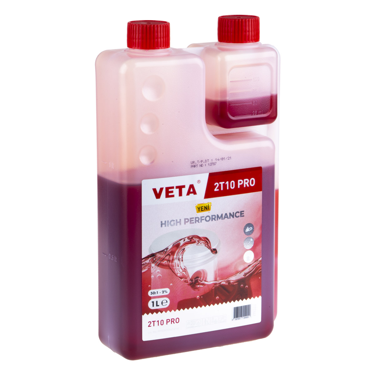 VETA İKİ ZAMANLI MOTOR YAĞI ÖLÇEKLİ 1LT