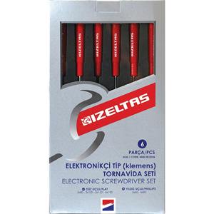 İZELTAŞ ELEKTRONİKÇİ KLEMENS TORNAVİDA SETİ 6 PC