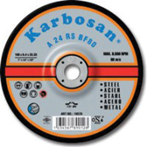 KARBOSAN METAL TAŞLAMA DİSKİ BOMBELİ 180*8,0 (1KL=60AD)