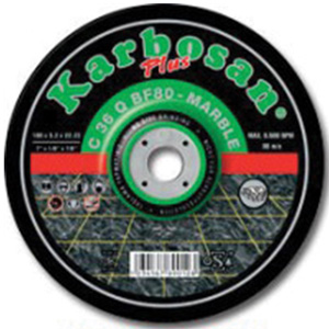 KARBOSAN MERMER KESİCİ DİSK BOMBELİ 180*3,2 (1KL=150AD)