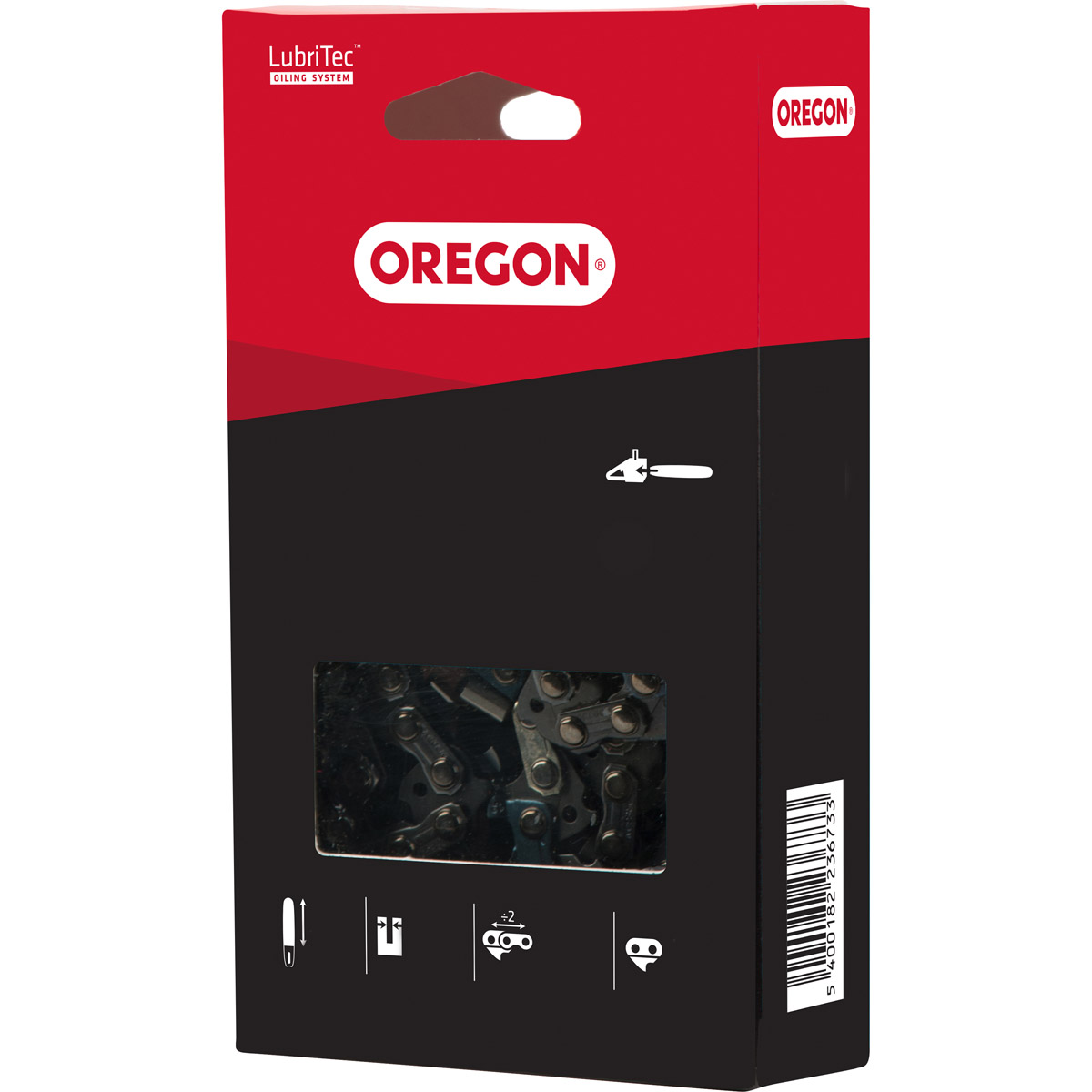 OREGON KESİK ZİNCİR 28,5 DİŞ 3/8"-91 YUVARLAK KUTU