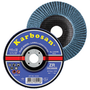KARBOSAN FLAP DİSK ZIMPARA 115/40 P ZR (1KL=120AD)