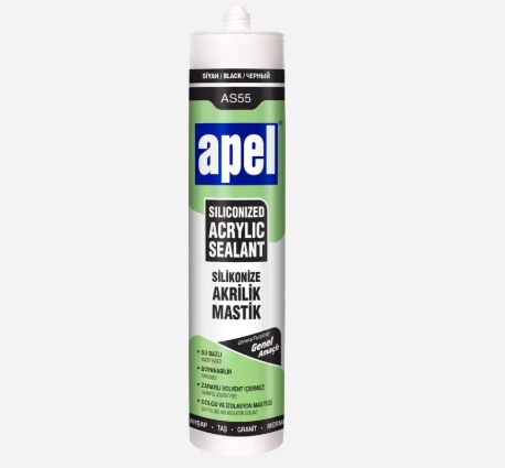APEL AS55 SİLİKONİZE MASTİK BEYAZ 500GR