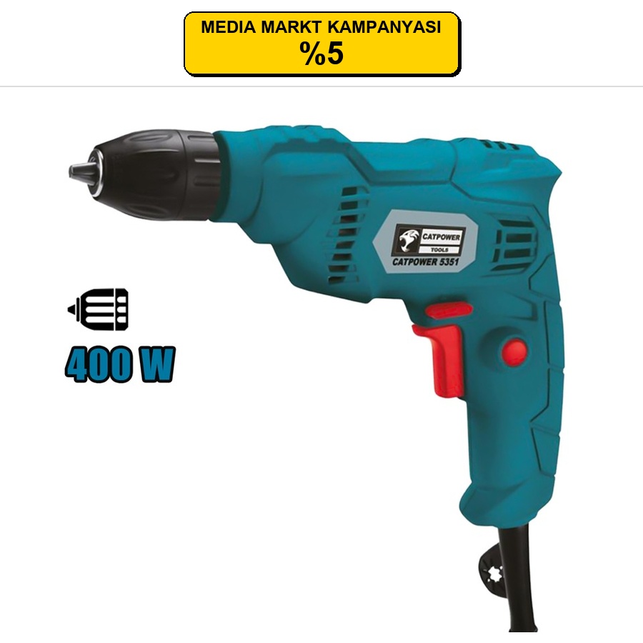 CATPOWER DARBESİZ MATKAP 10MM 400W