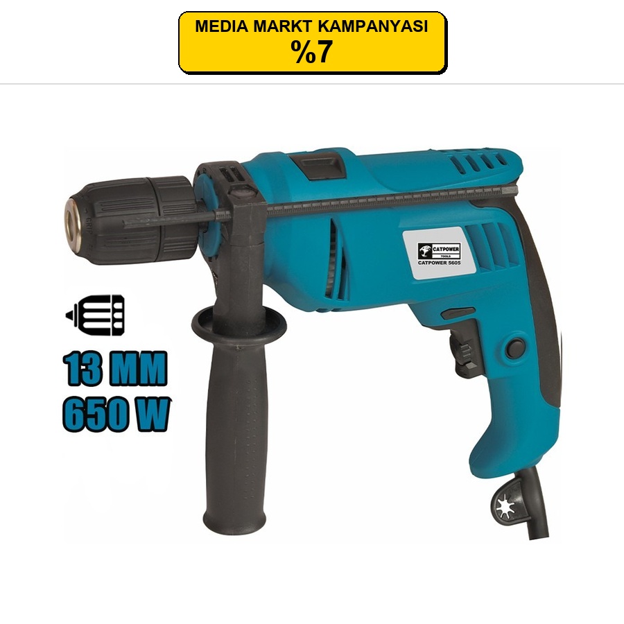 CATPOWER DARBELİ MATKAP 13 MM 650W