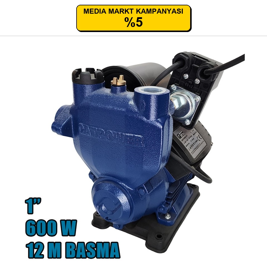 CATPOWER HİDROFOR 1" 35 MT BASMA 8 MT EMME 32T / SAAT 600W