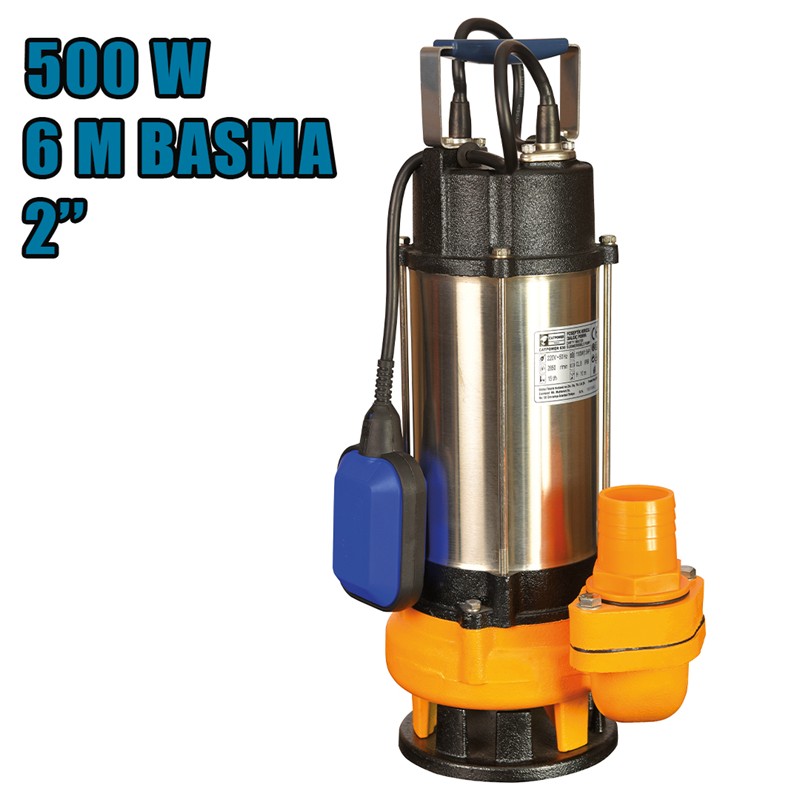CATPOWER FOSEPTİK KIRICILI DALGIÇ POMPA 0,75 HP 2"