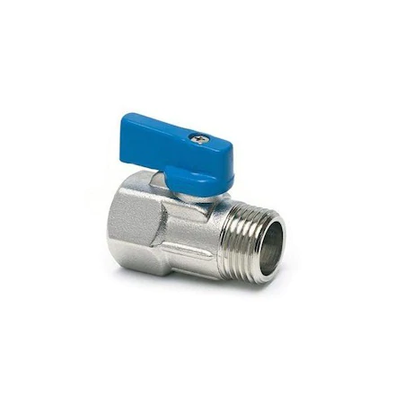 (4502) MİNİ KÜRESEL VANA 1/2" METAL KOL