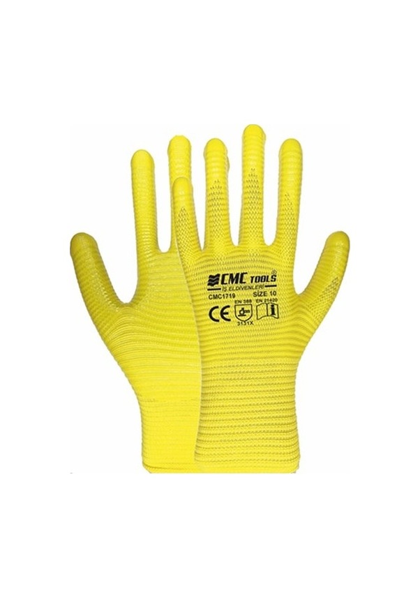 CMC ZEBRA ELDİVEN SARI-SARI NO:10