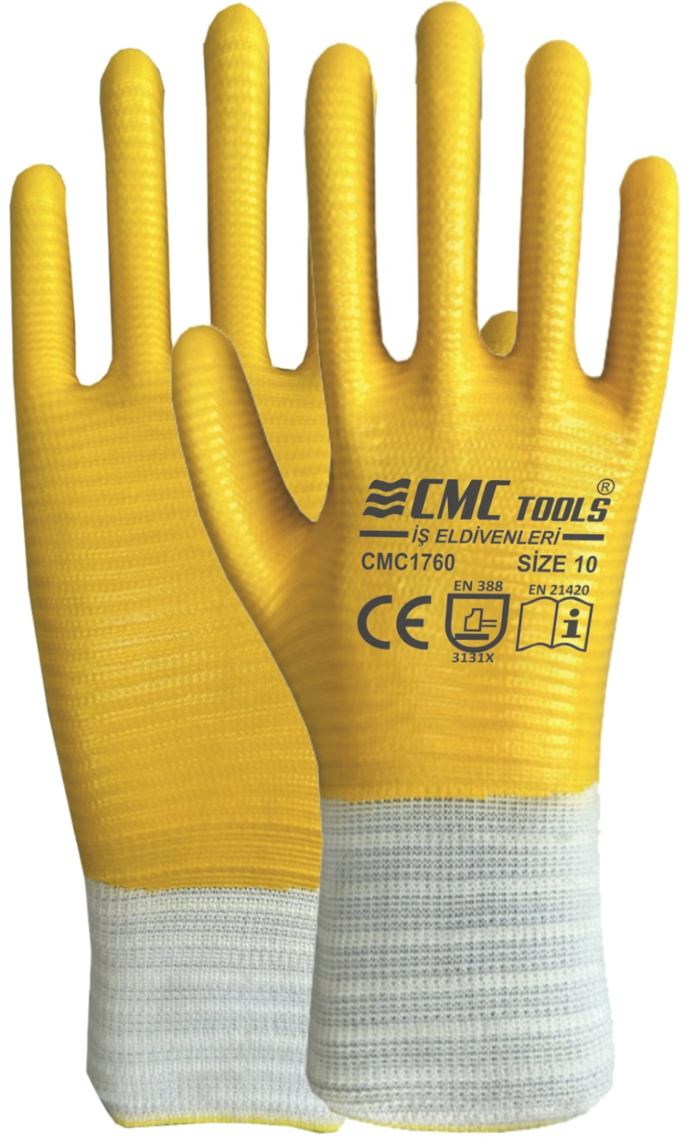 CMC FULL ZEBRA ELDİVEN SARI NO:10