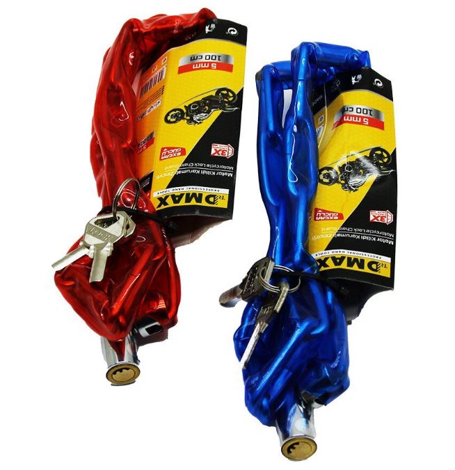 DMAX MOTOR KİLİDİ ZİNCİRLİ (KORUMALI) 100CM