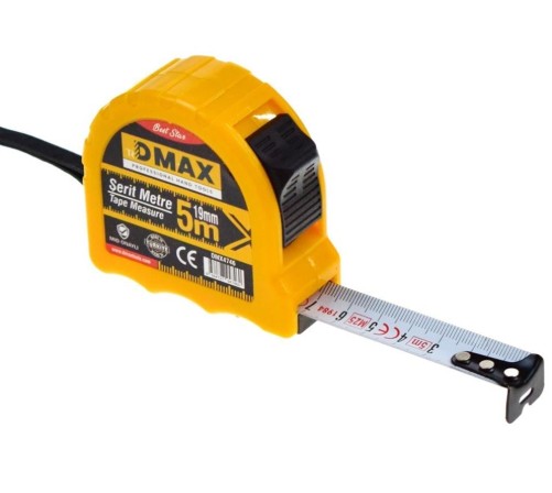 DMAX PROFESYONEL ÇELİK ŞERİT METRE 5MX19MM