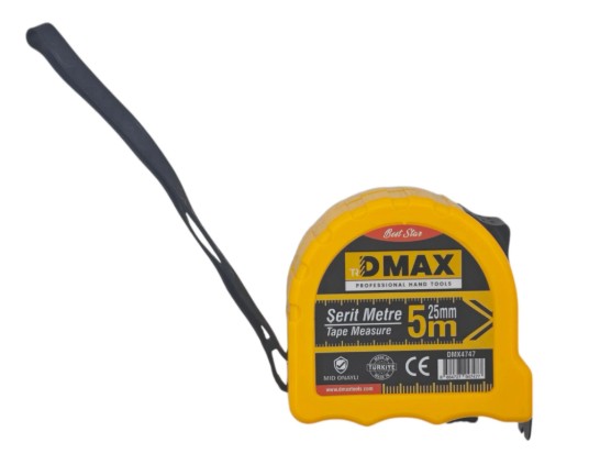 DMAX PROFESYONEL ÇELİK ŞERİT METRE 5MX25MM
