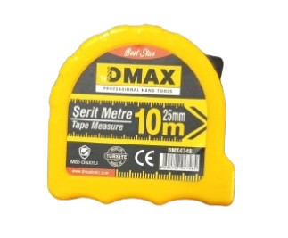 DMAX PROFESYONEL ÇELİK ŞERİT METRE 10MX25MM