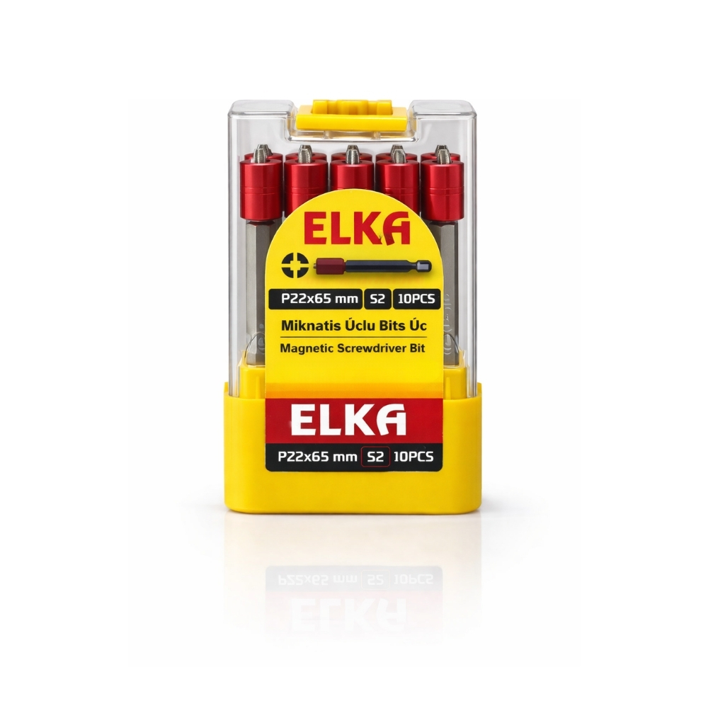 ELKA STOPLU MIKNATISLI TEK YÖN YILDIZ UÇ PZ2 65 MM