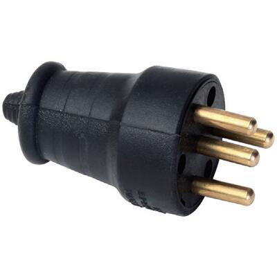 3*25 KAUÇUK ERKEK TRİFAZE FİŞ (9500060001)