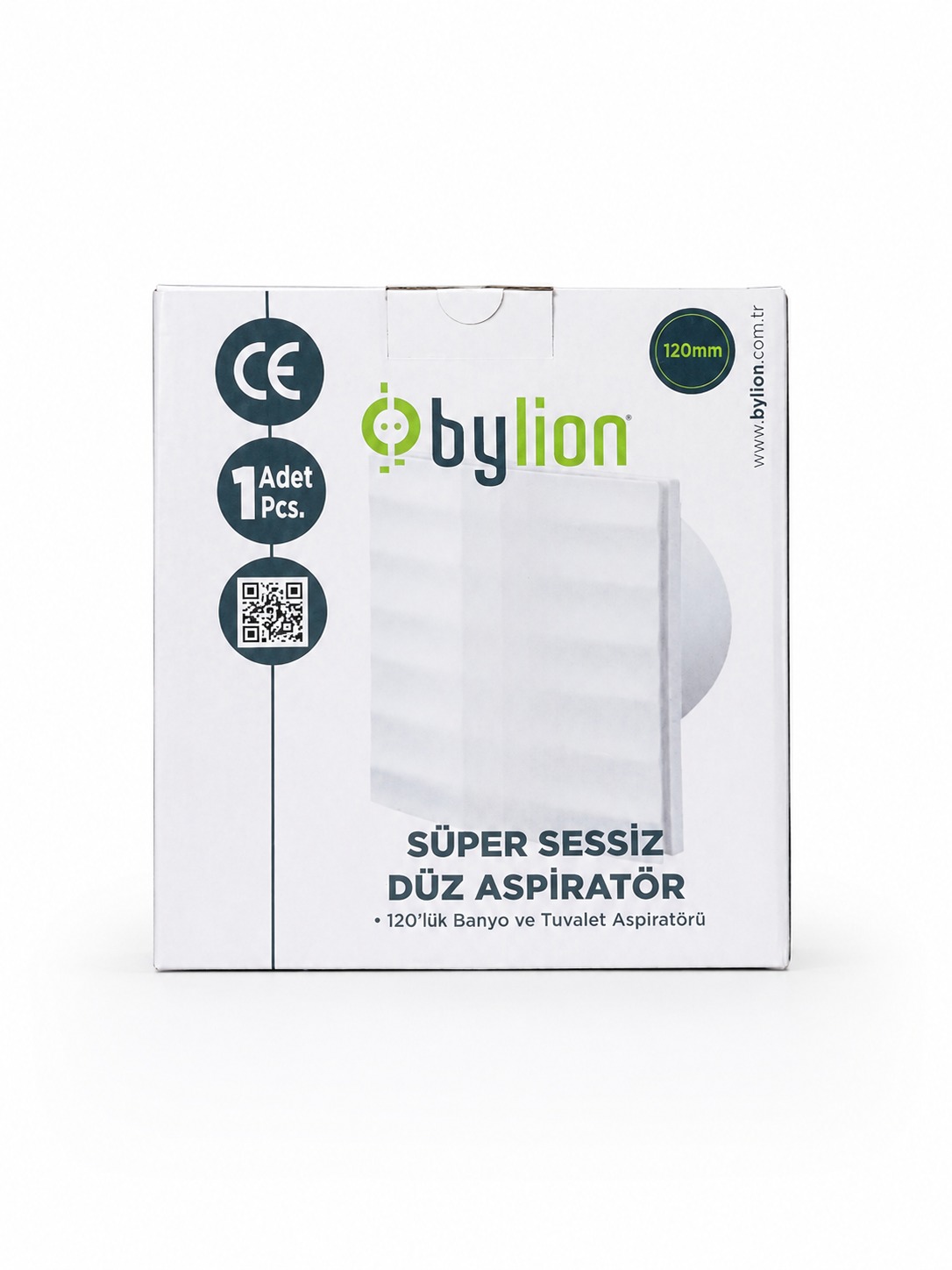 BYLION BANYO ASPİRATÖRÜ DÜZ 120 LİK 15W