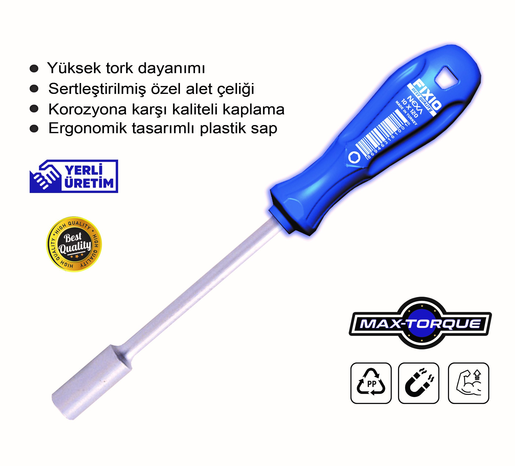 FİXİO LOKMA TORNAVİDA 10MM