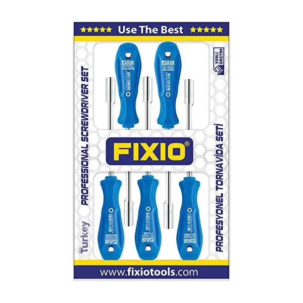 FİXİO LOKMA TORNAVİDA TAKIMI 5 PCS (6MM-7MM-8MM-10MM-13MM)