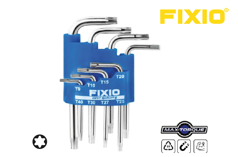 FİXİO KISA TORX ALLEN ANAHTAR TAKIM 8PCS