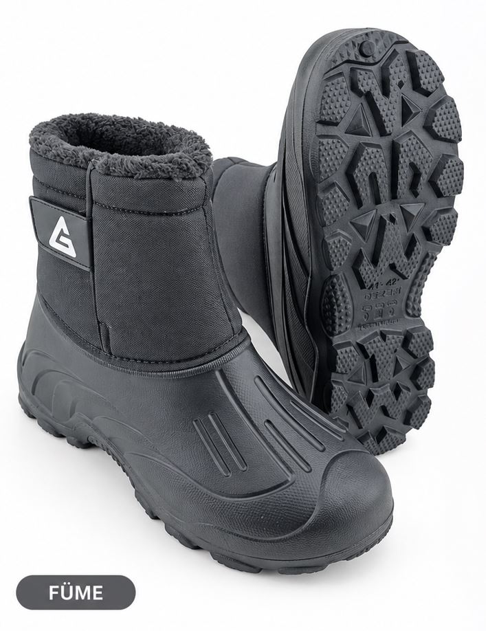 GEZER EVA KAR BOTU YÜNLÜ FÜME ( 8'Lİ KARMA KL / 41-42/42-43/43-44/44-45/45-46 )