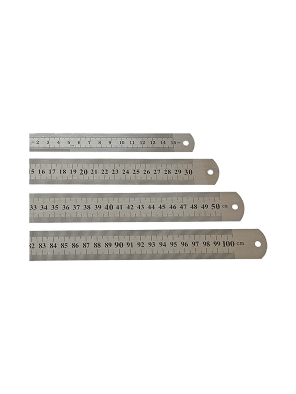 GFB 1445 PASLANMAZ ÇELİK CETVEL 500X30X0.85 MM