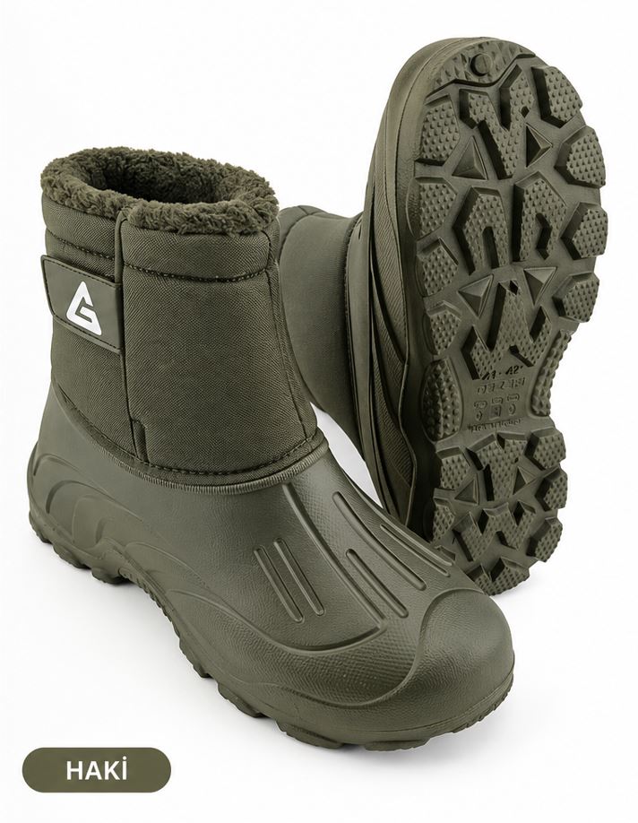 GEZER EVA KAR BOTU YÜNLÜ HAKİ ( 8'Lİ KARMA KL / 41-42/42-43/43-44/44-45/45-46 )