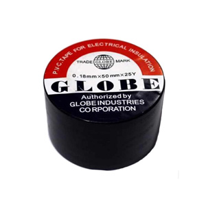 GLOBE ELEKTRİK İZOLASYON BANDI SİYAH 50MM*25 YRD