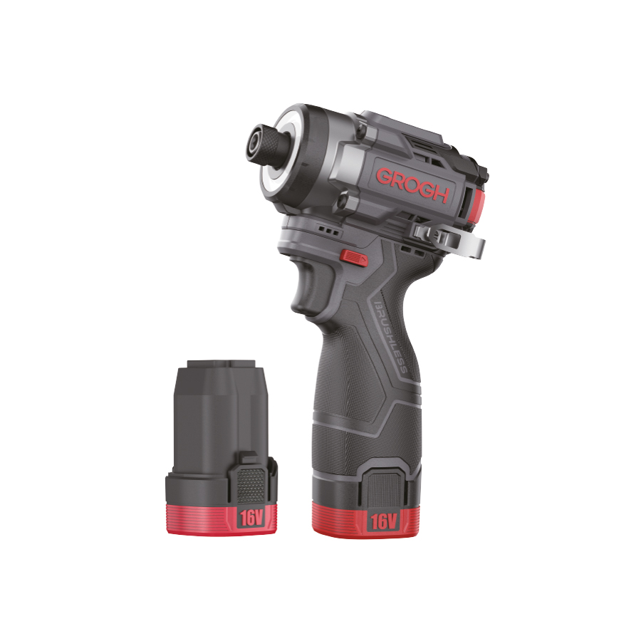 GROGH AKÜLÜ TORKLU VİDALAMA 220NM 16V-2X2.0AH