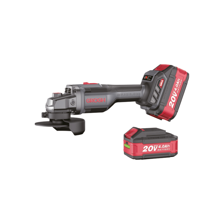 GROGH AKÜLÜ AVUÇ TAŞLAMA 125MM 20V-2X4.0AH