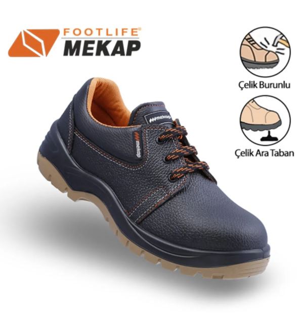 MEKAP JÜPİTER MODEL:106R S3 ÇELİK BURUN+ÇELİK TABAN AYAKKABI NO:43
