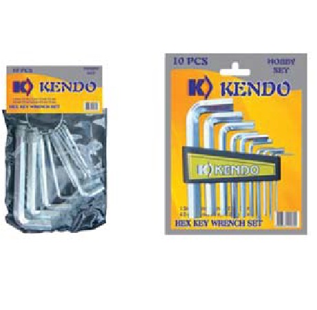 KENDO POŞETLİ ALLEN ANAHTAR TAKIMI 10 PRÇ.