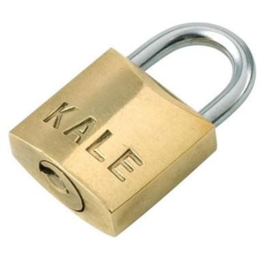 KALE SARI ASMA KİLİT 25 MM.