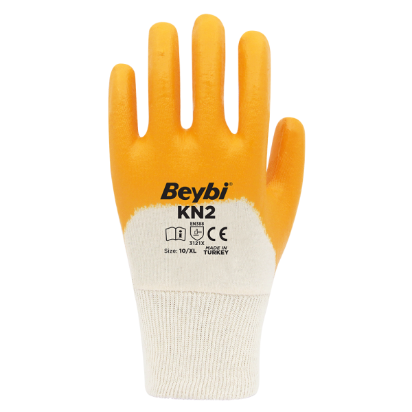 BEYBİ KN2 NİTRİL ELDİVEN SARI NO:9