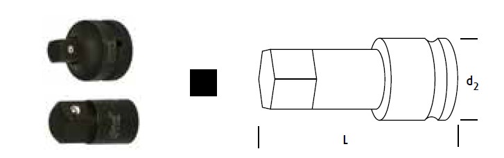 OSAKA ADAPTOR 1/2-3/8