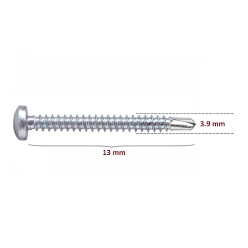 3,9*13Y MATKAP UÇLU VİDA YSB MRD