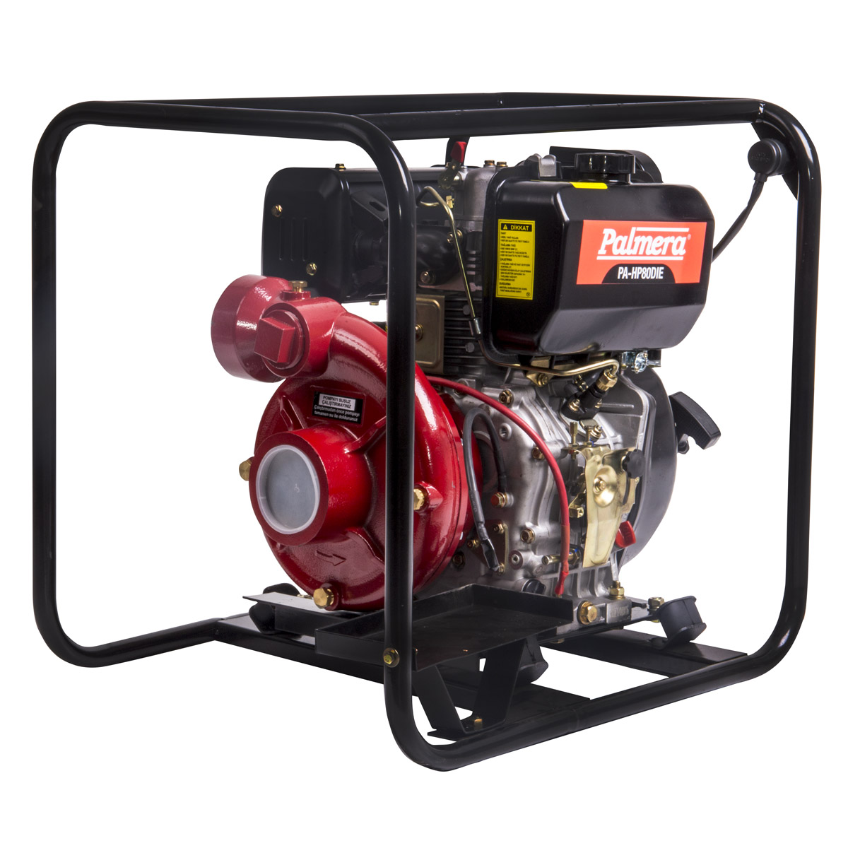 PALMERA PA-HP80DIE EUR5 DİZEL YÜKSEK BASINÇLI SU MOTORU 3'' MARŞLI