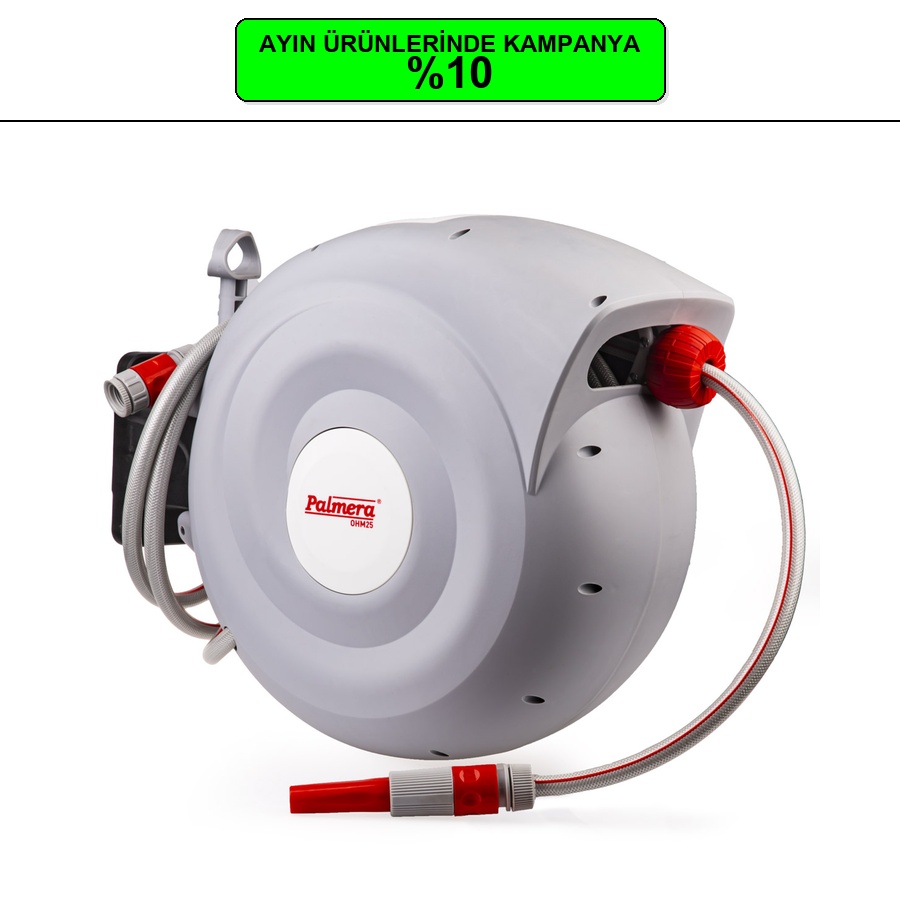 PALMERA PA-OHM25 OTOMATİK HORTUM MAKARASI 25M