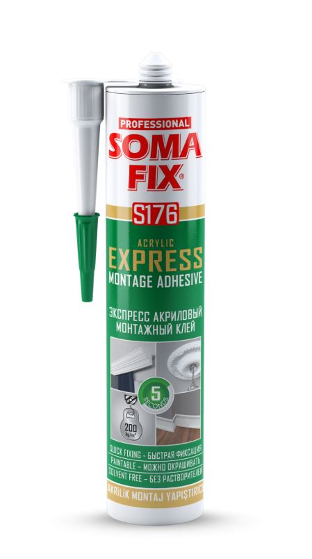 SOMAFIX AKRİLİK EXPRES MONTAJ YAPIŞTIRICI 310 ML