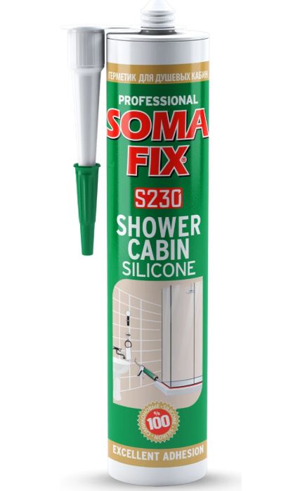 SOMAFIX DUŞAKABİN SİLİKONU BEYAZ 280 ML-320 GR