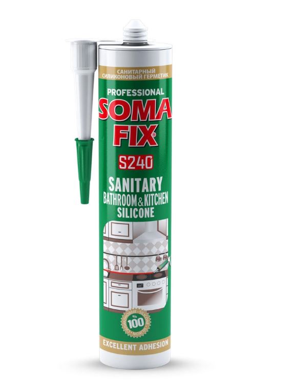 SOMAFIX BANYO-MUTFAK SİLİKONU ŞEFFAF 280 ML-320 GR