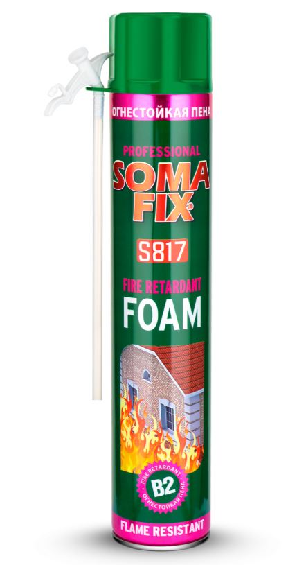 SOMAFIX POLİÜRETAN B2-YANGINA DAYANIKLI KÖPÜK 750 ML-870 GR